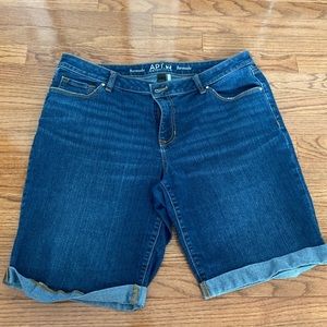 apt 9 jean shorts bermuda mid rise